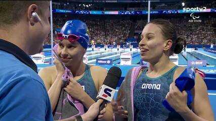 Débora e Beatriz comemoram dobradinha no pódio: "É muito emocionante carregar uma medalha"