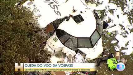 Cenipa divulga hoje relatório preliminar sobre causa da queda do avião da Voepass