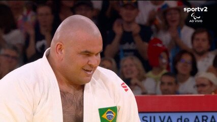 Wilians Silva de Araujo conquista medalha de ouro no judô +90kg J1 de Paris 2024