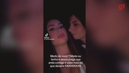 Viúva que beijou irmã do marido antes dele ser morto publicou vídeos com a mulher