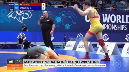 Mapeando: Brasil conquista medalha inédita no wrestling