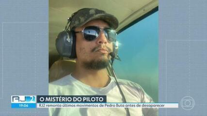 RJ2 traça caminho de piloto antes de desaparecimento