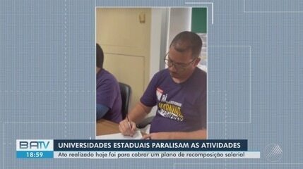 Professores das universidades estaduais da Bahia voltam a paralisar atividades