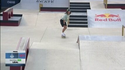 Rayssa Leal tira 88,43 na segunda volta da final do Mundial de Skate Street