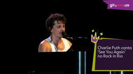 Charlie Puth canta ‘See You Again’ no Rock in Rio