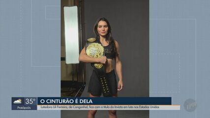 Lutadora Lili Ferreira, de Congonhal (MG), conquista título no MMA