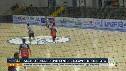 Sábado é dia de disputa entre Cascavel e Pato Futsal pela Liga Nacional