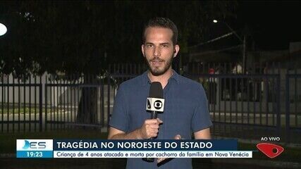 Criança de 4 anos morre após ser atacada por pitbull em Nova Venécia