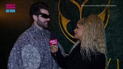 Alok dá entrevista no backstage do Tomorrowland Brasil 2024