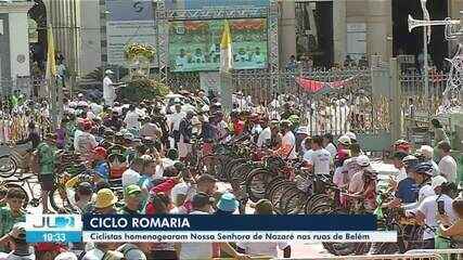 Ciclo Romaria:Cliclistas homenagearam Nossa Senhora de Nazaré pelas ruas de Belém