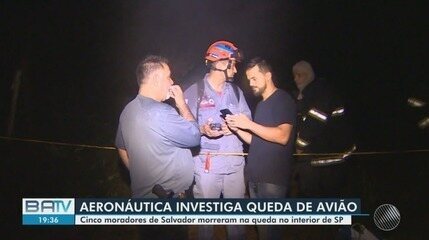 Aeronáutica investiga queda de avião que matou cinco moradores de Salvador