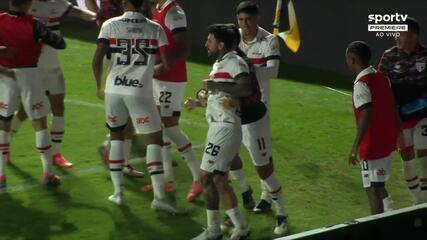 Aos 42 min do 2º tempo - Gol do São Paulo! Liziero empata contra o Criciúma