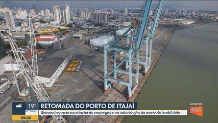 Retomada do Porto de Itajaí impacta na criação de empregos