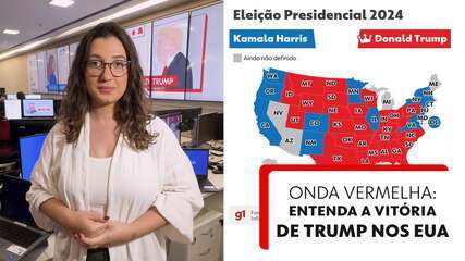 Onda vermelha: veja como Trump venceu com força na eleição dos EUA