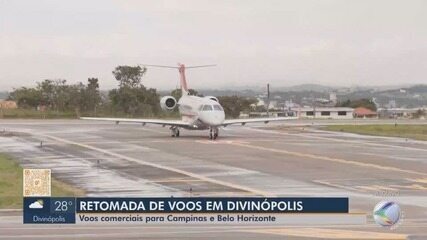 Aeroporto de Divinópolis volta a ter voos comerciais