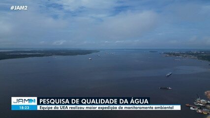 UEA divulga resultado da expedição de monitoramento da qualidade da água do Rio Negro