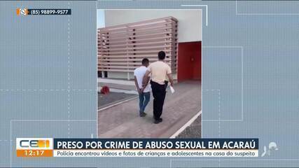 Preso suspeito de abuso sexual em Acaraú