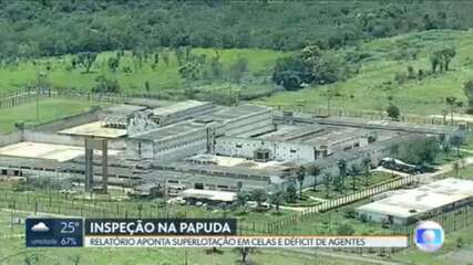 Relatório aponta superlotação em celas, déficit de policiais e agressões a presos da Papuda