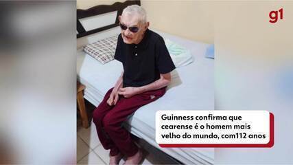 Guinness confirma que cearense de 112 anos é o homem mais velho do mundo.