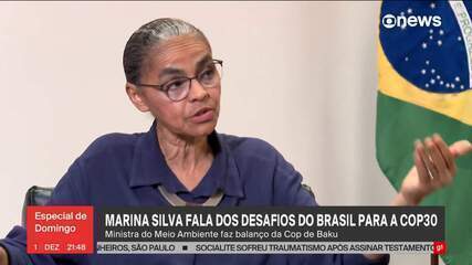 Marina Silva fala dos desafios do Brasil para a COP30