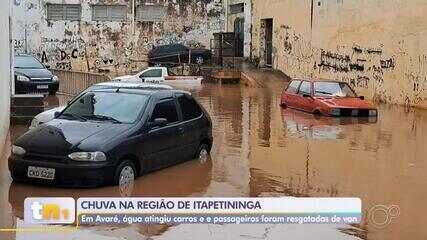 Chuva causa estragos em cidades da região de Itapetininga