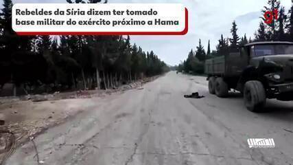 Rebeldes da Síria dizem ter tomado base militar do exército próximo a Hama