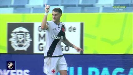 Aos 42 min do 1º tempo - Gol do Vasco! Vegetti recebe e bate na saída do goleiro