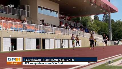 APA conquista o tri no Campeonato Brasileiro de Atletismo Paralímpico