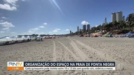 Novo ordenamento na Praia de Ponta Negra, em Natal