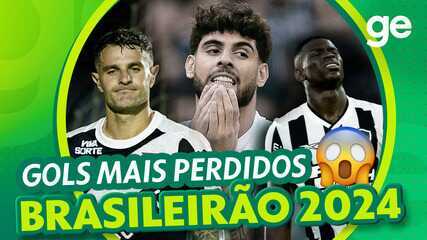 Confira os gols mais perdidos do Brasileirão 2024