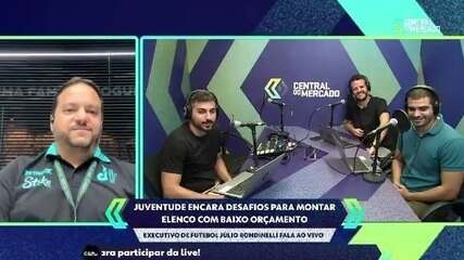 Executivo de futebol do Juventude participa ao vivo da Central do Mercado