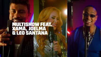 Léo Santana, Joelma e Xamã estrelam nova campanha do Multishow