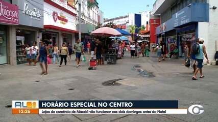 Centro de Maceió abre aos domingos em dezembro, das 8h às 14h