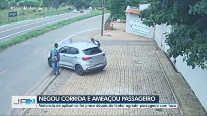 Motorista de aplicativo é preso depois de tentar esfaquear passageiro