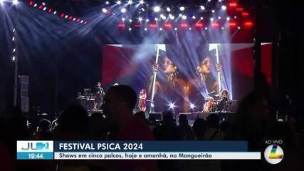 Confira a movimentação no 2º dia do Festival Psica 2024, no Mangueirão em Belém