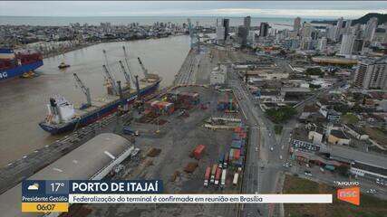 Porto de Itajaí passa para gestão do Governo Federal