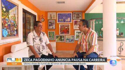 Zeca Pagodinho comenta sobre pausa na carreira