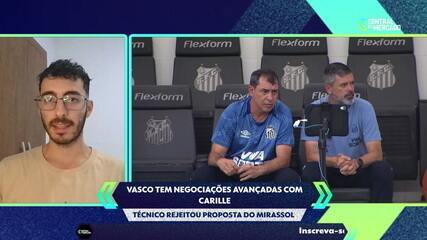 Vasco avança na negociação com técnico Fábio Carille, ex-Santos