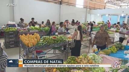 Mercado municipal oferece diversas opções para a ceia natalina