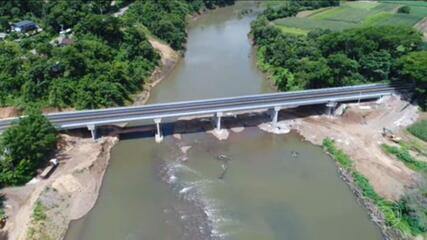 Serra gaúcha ganha nova ponte depois das enchentes de maio