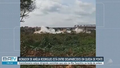 Morador de Amélia Rodrigues na Bahia está entre os desaparecidos em queda de ponte