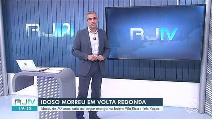 Idoso morre após cair de pé de manga em Volta Redonda