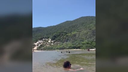 Veja imagens da Praia da Lagoinha do Leste, em Florianópolis; VÍDEO