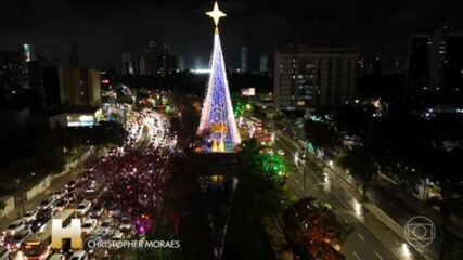 Decoração de Natal vira atração em várias cidades do Brasil