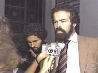 Reportaqem de Leilane Neubarth com o técnico Carlos Alberto Alvares, que fala sobre auditoria realizada pelo Serpro na Proconsult, Jornal da Globo, 10/02/1983.