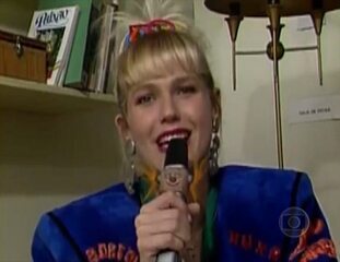 Prova final do programa de estreia “Bobeou Dançou” com a apresentadora Xuxa à frente, em 09 de julho de 1989.