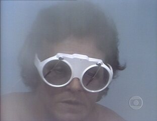 'O Espigão' (1974): Óculos com para-brisa