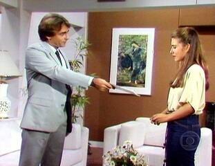 As Três Marias (1980): Afonso (João Paulo Adour) deixa Maria da Glória (Maitê Proença)