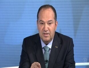 Candidato do PSC à presidência da república Pastor Everaldo concede entrevista ao Jornal Nacional, 19/08/2014.