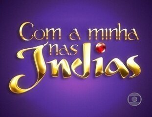 'Casseta & Planeta, Urgente!': Cena de “Com a Minha nas Índias”, paródia da novela 'Caminho das Índias'. Com Claudio Manoel, Beto Silva, Reinaldo, Helio de La Peña, Maria Paula, Hubert e Marcelo Madureira.